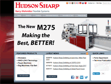 Tablet Screenshot of hudsonsharp.com